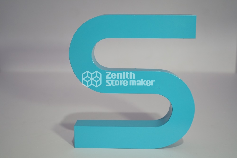 stainless steel logo with paiting for logo